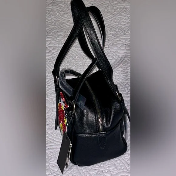 Ed Hardy Black and Red Heart Mini Bag - Picture 6 of 13